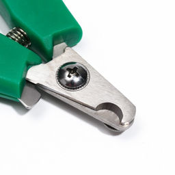 Когтерез боковой малый с нескользящими ручками, отверстие 9 мм, зелёный с серым - Пижон фото 3