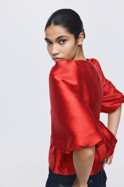 Blusa con peplum - H&m фото 2