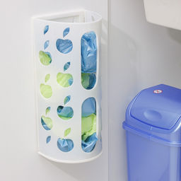 Корзина для пакетов Darel plastic «Яблоко», пластик, 16×13.5×37.5 см, МИКС