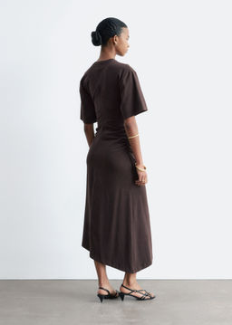 Vestido midi asim?trico tipo camiseta - H&m фото 4
