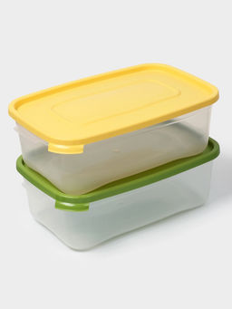 Контейнер для продуктов Полимербыт Каскад, 2.2 л, пластик, прозрачный, крышка микс