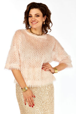 Костюм Olga Style Л413 персик-беж