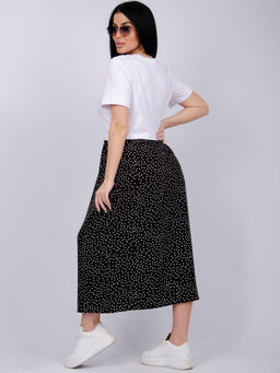 Платье "Виттория 3" горох, вискоза/кулирка (М)