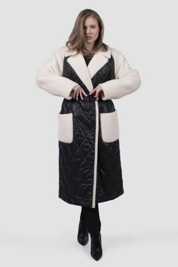 02-3295 Пальто женское утепленное (пояс)