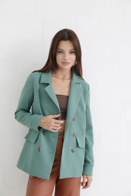 Двубортный жакет с английским воротником - Martichelli фото 14