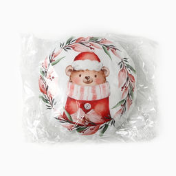 Подушка декоративная новогодняя Этель. Мишутка 32?32 см