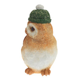 Фигурка декоративная "Сова", L10 W9 H17 см, 2в.