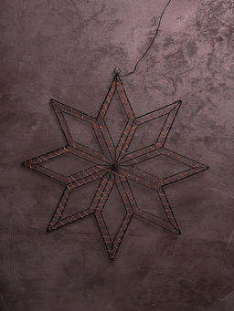 Фигура подвесная световая FROSTY «Снежинка», 74×74×2, 300 LED, 220V, свечение тёплое белое