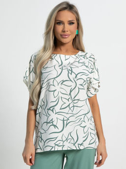 Костюм брючный Наше лето (мятно-молочный) К15717-8М - Lt collection фото 2