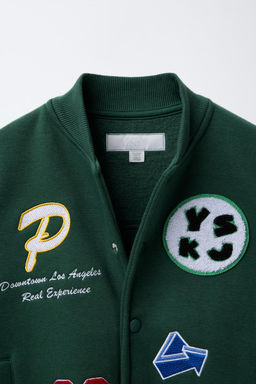 VARSITY PATCH BOMBER JACKET - Zara фото 3