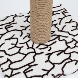 Когтеточка «Столбик», 54×30×30 см, на подставке, джут, цвет МИКС