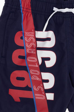 Темно-синие шорты для мальчиков - U.s. polo assn фото 3