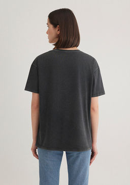 Mavi Bask?l? Gri Istanbul Tisort  фото 4