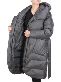 2237 DARK GRAY Пальто женское зимнее AKIDSEFRS (200 гр. холлофайбера) - Fashion фото 7