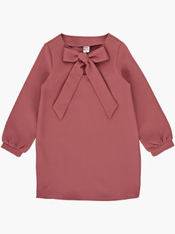 Платье с бантом нарядное UD 7398 т.розов - Mini maxi фото 4