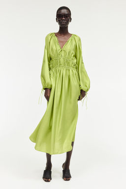 Vestido oversize con cordon de ajuste - H&m фото 3