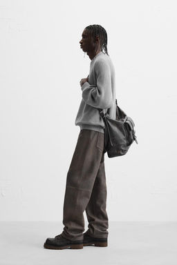 TEXTURED RELAXED FIT SWEATER - Zara фото 12
