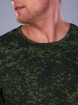 Футболка мужская из кулирки цифра зеленый - Амадэль фото 5