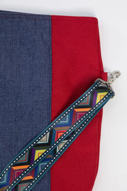 Сумка-торба Комби (сине-красная) СТ10