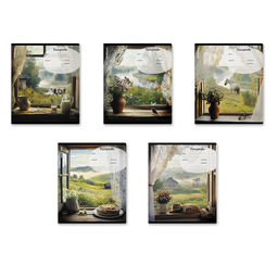 АКЦИЯ Цена за 10 шт. Тетрадь школьная ученическая ErichKrause Countryside, 24 листа, клетка (в плёнке по 10 шт.)_MIX-PACK