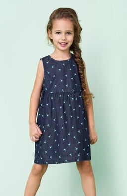 Джинсовое платье для девочки LUPILU