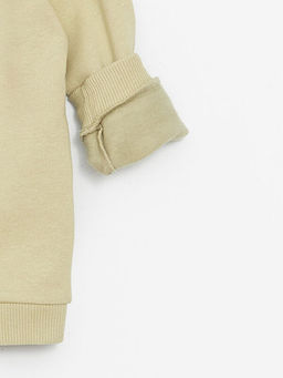 Bisiklet Yaka Uzun Kollu Bask?l? Erkek Bebek Sweatshirt - Waikiki фото 3