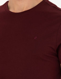 Bordo Slim Fit Basic Ti__rt