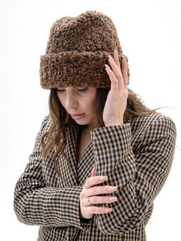 П26-171 Пилотка Тедди коричневая