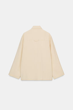 ZW COLLECTION FLOWING SHIRT WITH POCKETS - Zara фото 19