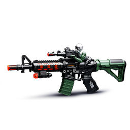 Автомат "Взрывной штурм" (свет, звук) на батарейках, в коробке