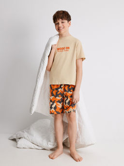 ACOOLA / Набор детский для мальчиков ((1)футболка и (2)шорты) Aswa бежевый