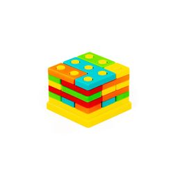 Игрушка развивающая 3D пазл №1 (23 элемента) (в сеточке) - Полесье фото 10