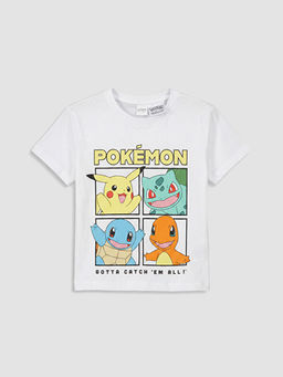 Pok?mon Bask?l? Erkek ?ocuk ?ortlu Pijama Tak?m?