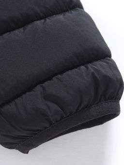 Куртка мужская стёганая с капюшоном с графеновой подкладкой черного цвета 9625_1Ch