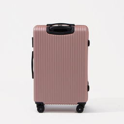 Чемодан большой 26, кодовый замок, цвет белый/розовый - Simaland фото 5