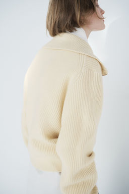 Jersey en punto de canal? con media cremallera - H&m фото 8
