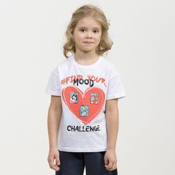 PELICAN, футболка для девочек, Белый