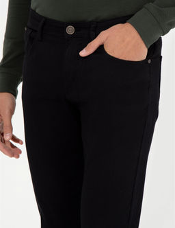 Siyah Slim Fit Kanvas Pantolon - Pierre cardin фото 6