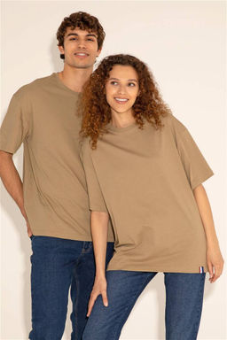 Футболка U.S. Polo Assn цвета хаки из хлопка  фото 2