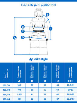 Пальто 6з7625 пудра
