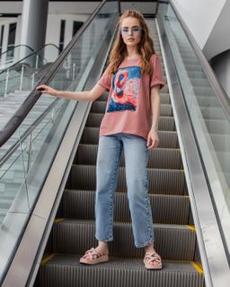 Футболка с шёлковой вставкой FSK096 * - Sahar art lab фото 4