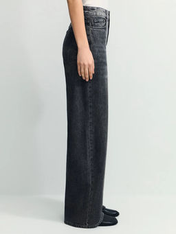 Джинсы wide leg с высокой посадкой / Zarina  фото 6