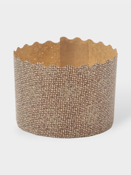 Цена за 3 шт. Формы для выпечки кулича бумажные Классика, одноразовые, набор 10 шт., 6?4.5 см, бежевые