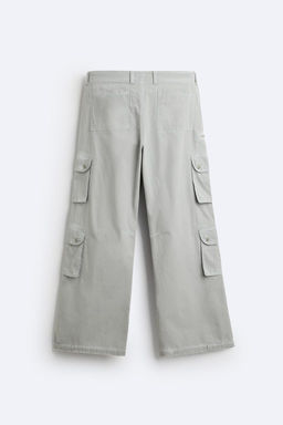 OVERDYED CARGO TROUSERS - Zara фото 7