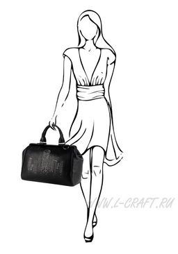 Сумка-саквояж дорожная небольшая из мягкой экокожи. - L-craft фото 7