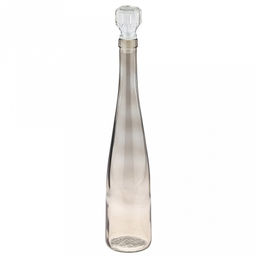 Графин-штоф стеклянный "Рокса" 0,5л, д7см, h37см, "Скандик", дымчатый (Россия)