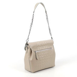 Женская кожаная сумка через плечо под крокодила 0112-10 - Cidirro фото 3