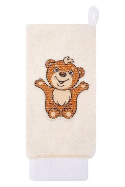 VIVAL Мочалка детская рукавица из хлопка с рисунком  фото 8