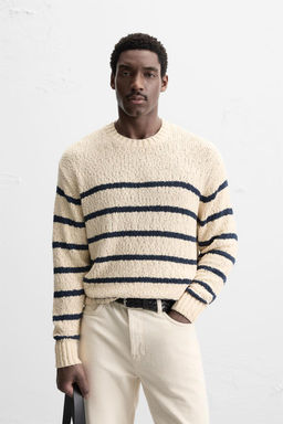 TEXTURED STRIPE SWEATER - Zara фото 2