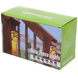 Цена за 4 шт. Фонарь садовый "Эстетика" 12*9*5 см, на солнечной батарее (свечение теплый белый) 1 LED